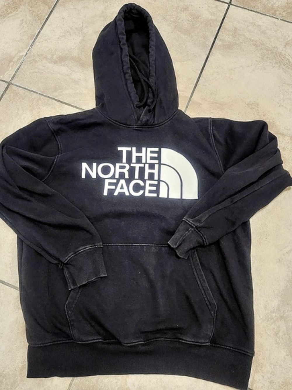 The North Face Men Pullover Hoodie Black Medium